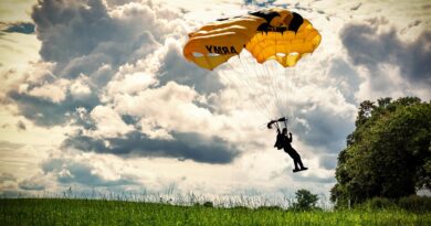 parachuting